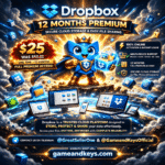 Dropbox Plus 1-Year Subscription - Personal Cloud Storage Plan