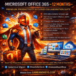 Microsoft Office 365 – 12 Months – Premium Productivity & Cloud Collaboration Suite 